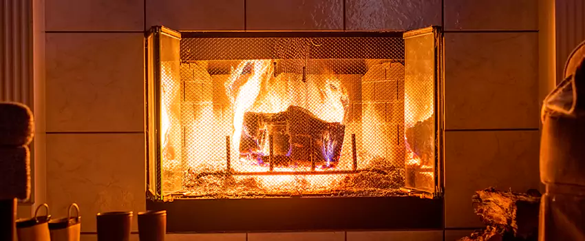 Mendota Hearth Landscape Fireplace Installation in Sahuarita, Arizona